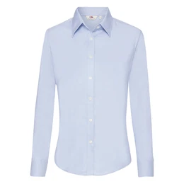 F15LADIES LONG SLEEVE OXFORD SHIRT