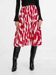 Red women's skirt - Women's