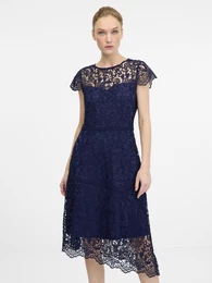 Dark blue women's dress - Women's