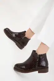 Brown Krako Women's Boots & Bootie 19553