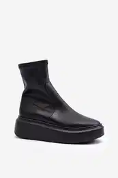 3395 Koen dmsk botky na masivn platform ern