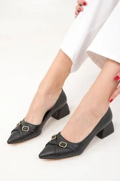 Black Women's Classic High Heel Shoes 19572