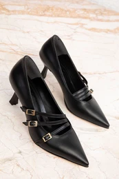 Black Women's Classic High Heel Shoes 19667