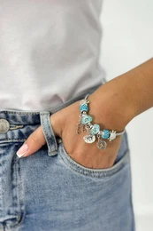 Blue bracelet