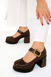 Brown Women's Casual Shoes 19542