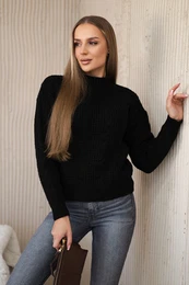 Sweater over the head black