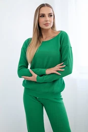 Set of sweaters Sweatshirt + Pants green