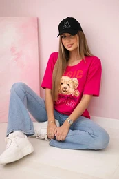 Halenka s potiskem Kouzeln fuchsie