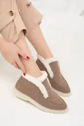 Mink Suede Women's Boots & Bootie 19786