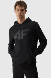 Men's Hoodie Pullover With Hood Black 4FWMM00TSW