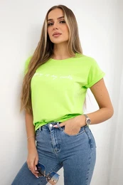 Shopping blouse is my cardio light green