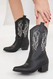 Black Women's Boots 19870