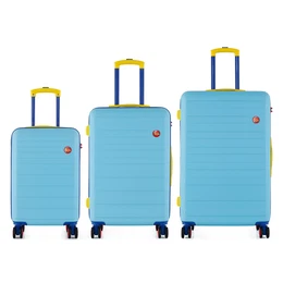 Unisex's 3-in-1 ABS Suitcases Set T5844-0