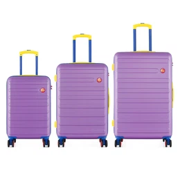 Unisex's 3-in-1 ABS Suitcases Set T5845-0
