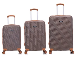 Unisex's 3-in-1 ABS Suitcases Set T5850-0