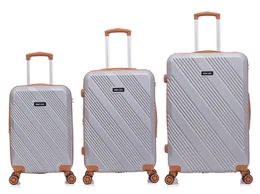 Unisex's 3-in-1 ABS Suitcases Set T5849-0