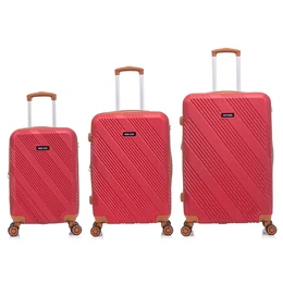 Unisex's 3-in-1 ABS Suitcases Set T5851-0