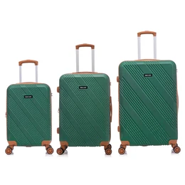 Unisex's 3-in-1 ABS Suitcases Set T5852-0