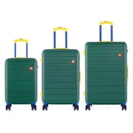 Unisex's 3-in-1 ABS Suitcases Set T5846-0