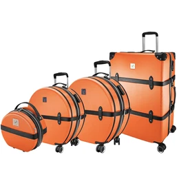Unisex's 3-in-1 ABS+PU Suitcases Set+Toiletry Bag T5675-0