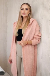 Hooded sweater, dark powder pink
