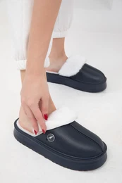 Navy Blue Women's Slippers 20005