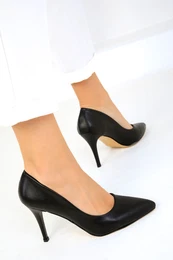 Black Women's Classic High Heel Shoes 19550