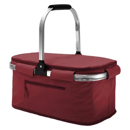 Unisex's Foldable Thermal Basket With Inner Zip Film L2061-2