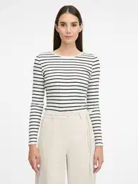 Cream women's long-sleeved T-shirt - Women's