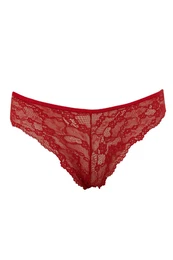 Fall In Love Christmas Themed Lace Red Brazilian Panties