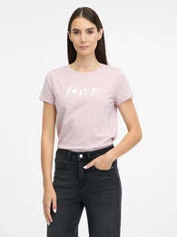 Light pink women's short-sleeved T-shirt - Women's