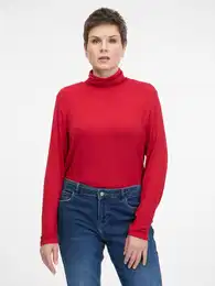 Red women's long-sleeved T-shirt - Women's