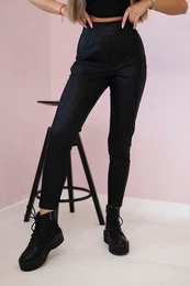 marka niezdefiniowana Leggings with an animal motif black