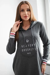 marka niezdefiniowana Dress Brooklyn graphite melange