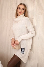 Woski Turtleneck sweater beige
