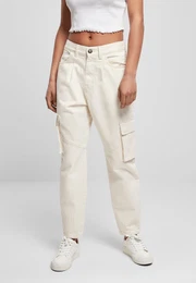 Dmsk kalhoty Ballon Fit Cargo Twill whitesand