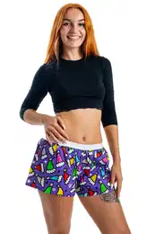 Women's boxer shorts celebration