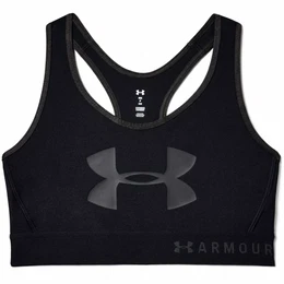 Women's Bra Mid Keyhole Graphic-BLK S