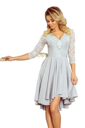 lace neckline dress