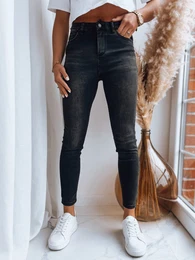 Spodnie damskie jeansowe BEAUTY ESSENTIALS czarne
