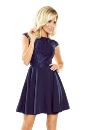 Dress with lace
