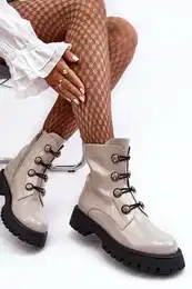 Women's Quilted Boots with Ornamental Buttons D&A