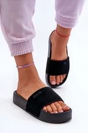 Women's Suede Platform Sandals Big Star