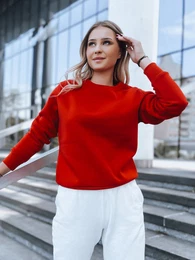 Bluza damska FASHION II czerwona