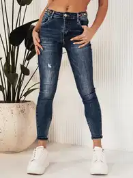 Spodnie damskie jeansowe BUSOT niebieskie