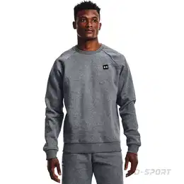 Men's Rival Fleece Crew-GRY L Sweatshirt