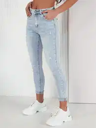 Spodnie damskie jeansowe AGOST niebieskie