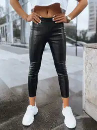 Skrzane legginsy damskie COSMIC GLAMOUR czarne
