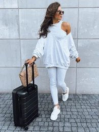 Komplet damski 3w1 ASTRAL ATTIRE jasnoszary