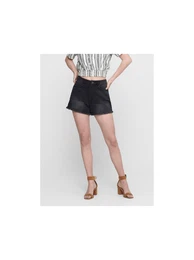 Black Denim Shorts Kelly - Women